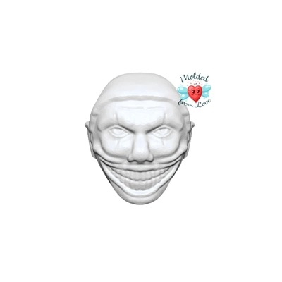 Horror Series Twist Clown Soap Or Bath Bomb Handmade Plastic Resin Mold Horror Series Twist Clown Soap Or Bath Bomb Handmade Plastic Resin Mold