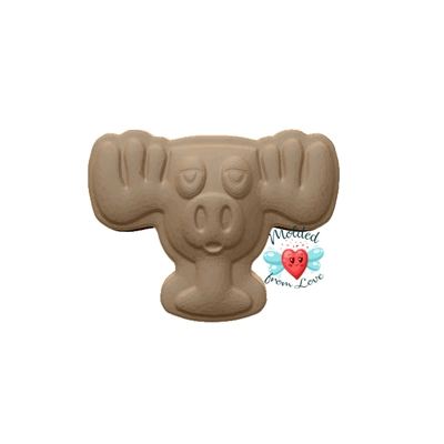 National Lampoon Moose Mug Small Soap/Bath Bomb handmade Plastic Mold