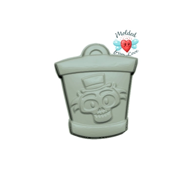 Ghost In Hatbox Ghosty Soap/ Bath Bomb Handmade Plastic Mold
