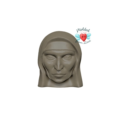 Horror Series Evil NUN Soap Or Bath Bomb Handmade Plastic Resin Mold Horror Series Evil NUN Soap Or Bath Bomb Handmade Plastic Resin Mold