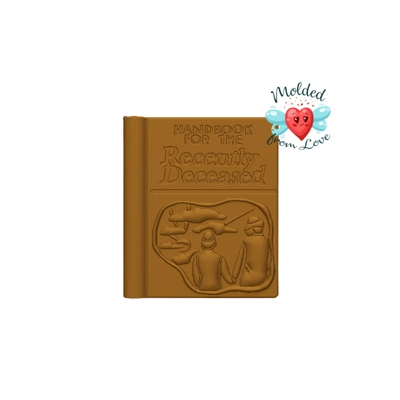 Handbook for the recently deceased Soap/ Bath Bomb Handmade Plastic Mold