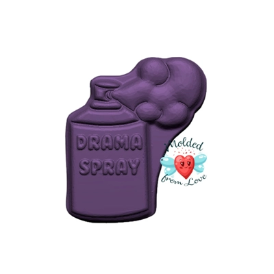 Drama Spray Bathbomb/Soap/Chocolate/Clay handmade Plastic Mold