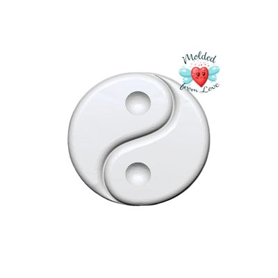 Yin-Yang Symbol Bathbomb/Soap/Chocolate/Clay handmade Plastic Mold