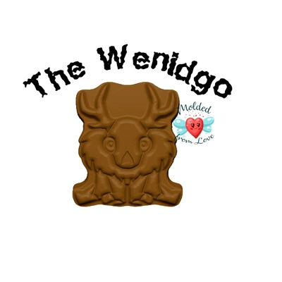The Wendigo Cryptic Handmade Plastic mold