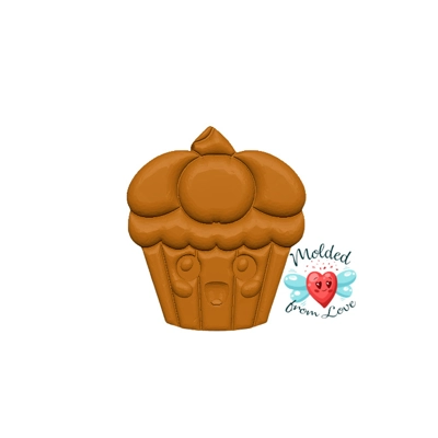 Kawaii Pumpkin Cupcake Handmade Plastic Mold