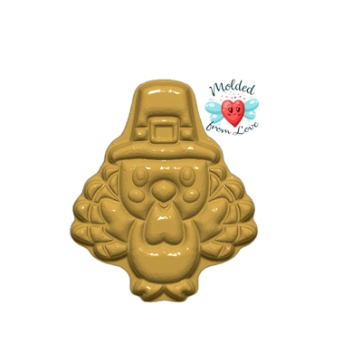 Kawaii Pilgrim Turkey Handmade Plastic Mold