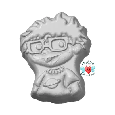 Orange Hair 90s Baby Handmade Plastic Mold/bath bomb mold/ Bath Bomb Mold/ soap mold/chocolate mold