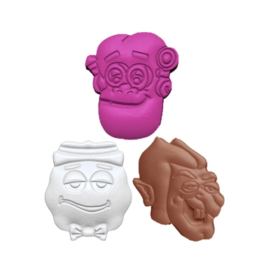 Retro Vintage Cereal Characters bath Bomb/Soap/Chocolates Handmade Plastic Mold