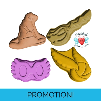 Wizard Boy Set Of Molds