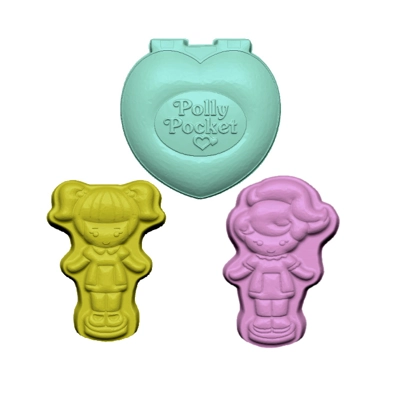 Retro Mini Pocket Doll Handmade Plastic Mold