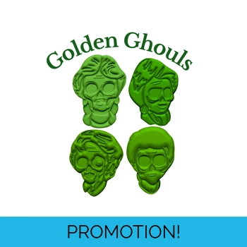 Creepy Golden Ghouls Handmad..