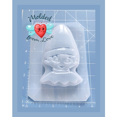 That Tricky Christmas Elf Soap Or Bath Bomb/Chocolate/Wax/Clay/Plaster Handmade Plastic Mold