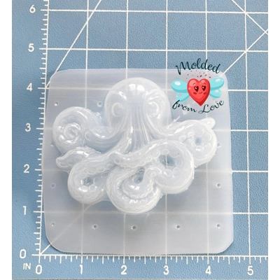 Kawaii Kraken Soap Or Bath Bomb Handmade Plastic Resin Mold