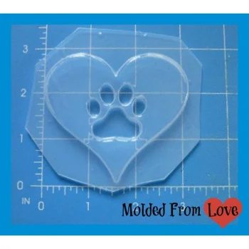 Tammys Heart with Paw Print ..