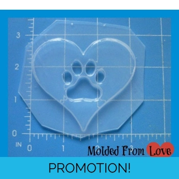 Tammys Heart with Paw Print ..