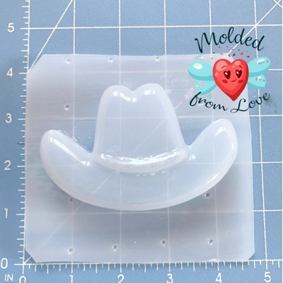 Cowboy Hat Soap Or Bath Bomb Handmade Plastic Resin Mold