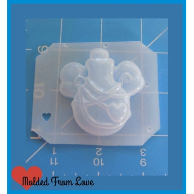 SMALLER SIZE Amanda's Love Potion Number 9 Bottle Handmade Plastic Resin Mold SMALLER SIZE Amanda's Love Potion Number 9 Bottle Handmade Plastic Resin Mold