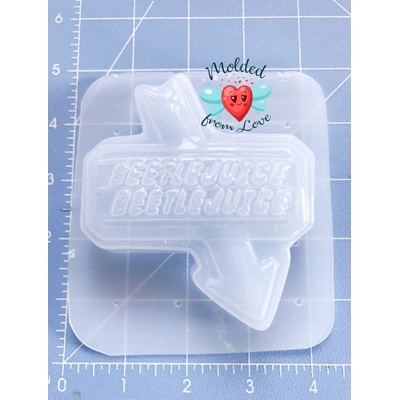 Neon Name 3 Times Sign Soap/Chocolate/Wax/Clay/Plaster Handmade Plastic Resin Mold