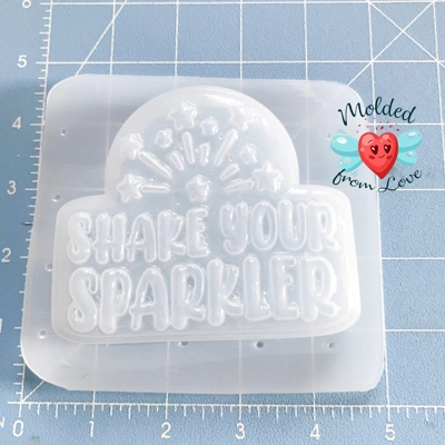 Shake Your Sparkler 4th of July Patriotic Soap Or Bath Bomb Handmade Plastic Mold Shake Your Sparkler 4th of July Patriotic Soap Or Bath Bomb Handmade Plastic Mold