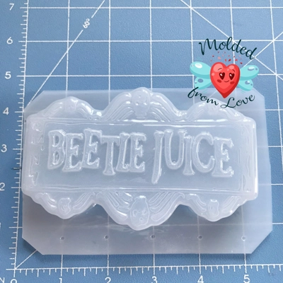 Ghost With The Most Sign Soap/ Bath Bomb/Chocolate/Wax Handmade Plastic Mold