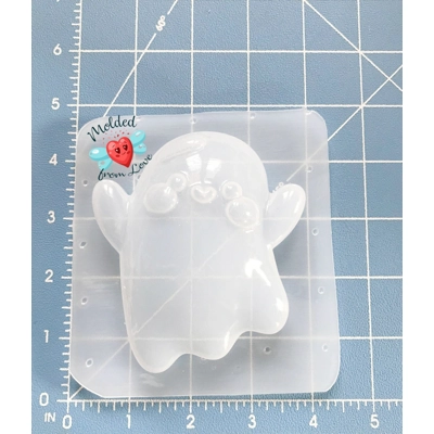 Chibi Chonky Ghost Soap Or Bath Bomb Handmade Plastic Resin Mold Chibi Chonky Ghost Soap Or Bath Bomb Handmade Plastic Resin Mold