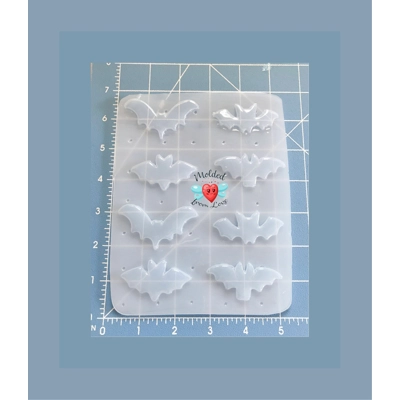 NEW! 8 cavity Pointy Wing Bats Handmade Plastic Mold