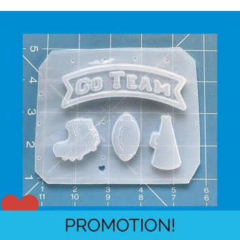 MFL Retro GO TEAM Brooch 4 C..