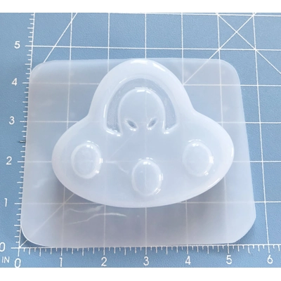 Little Alien Space Ship Soap Or Bath Bomb Chocolate Handmade Plastic Resin Mold Little Alien Space Ship Soap Or Bath Bomb Chocolate Handmade Plastic Resin Mold