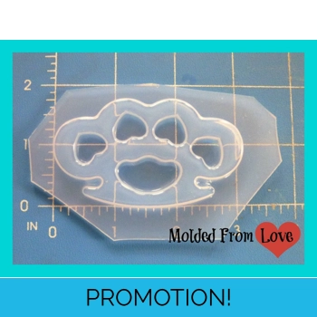 Knuckles with heart shape ho..