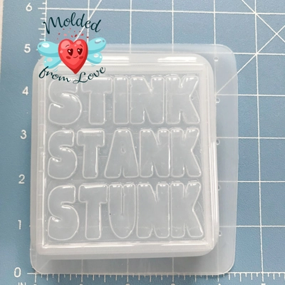 XL Stink Stank Stunk for soap or bath bomb Handmade Plastic Resin Mold XL Stink Stank Stunk for soap or bath bomb Handmade Plastic Resin Mold