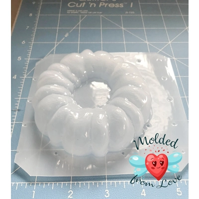 Bundt Cake/King Cake Soap Or Bath Bomb Handmade Plastic Resin Mold