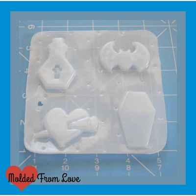 How To Catch A Vampire Pallet Of 4 Handmade Plastic Mold How To Catch A Vampire Pallet Of 4 Handmade Plastic Mold