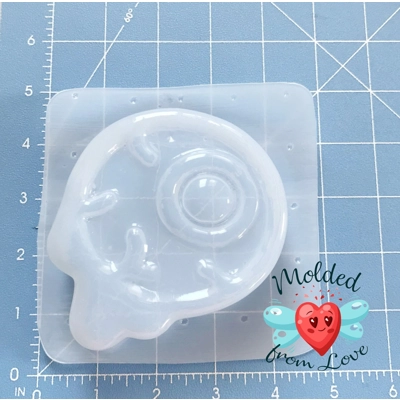 MFL Drippy Eyeball Soap Or Bath Bomb Handmade Plastic Resin Mold MFL Drippy Eyeball Soap Or Bath Bomb Handmade Plastic Resin Mold