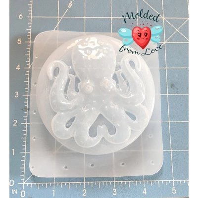 Octopus Soap Or Bath Bomb Handmade Plastic Resin Mold