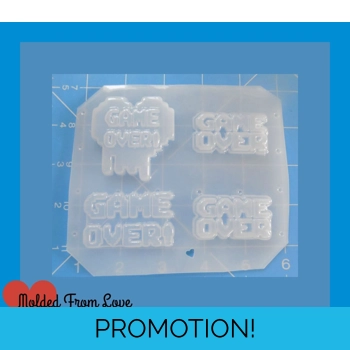GAME OVER! Handmade Resin Mold