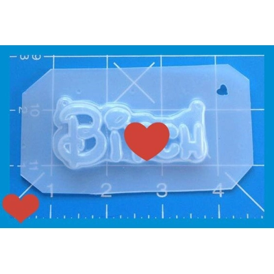 B-word Layered Word Handmade Plastic Resin Mold B-word Layered Word Handmade Plastic Resin Mold