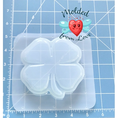 4 Leaf Clover Soap Or Bath Bomb Handmade Plastic Resin Mold