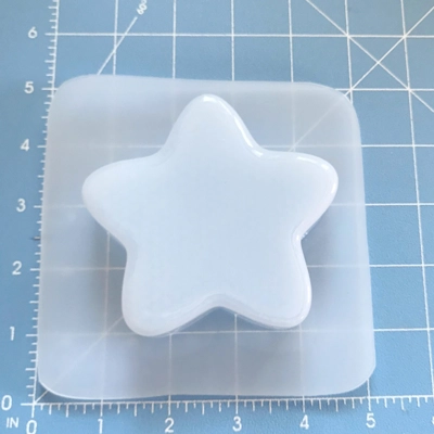 Kawaii Roundy Star Soap Or Bath Bomb Handmade Plastic Resin Mold