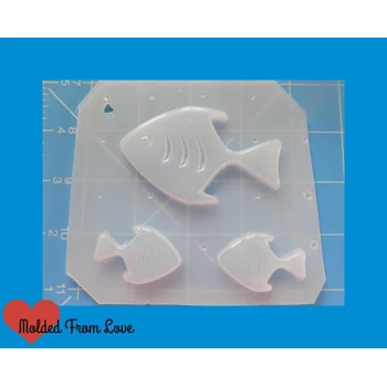 3 Retro Style Fish..