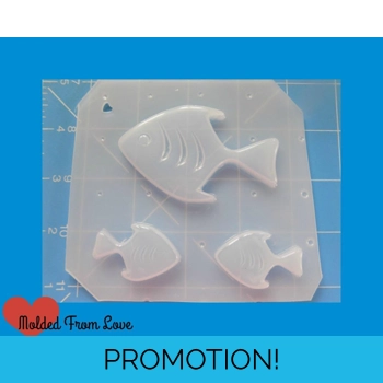 3 Retro Style Fish..