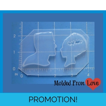 Frankenstein and Bride Silho..