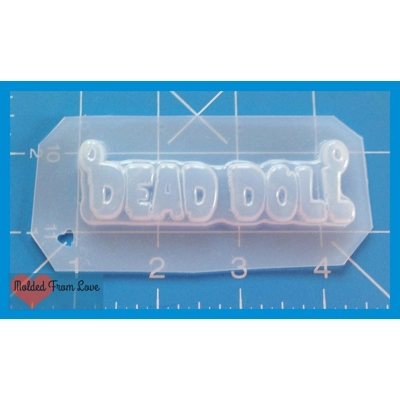 Dead Doll layered Word Handmade Plastic Resin Mold