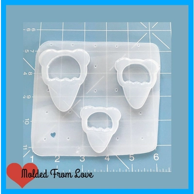 NEW! MFL Exclusive Kawaii Panda Ice Cream Open Bezel Shaker Style Handmade Plastic Mold NEW! MFL Exclusive Kawaii Panda Ice Cream Open Bezel Shaker Style Handmade Plastic Mold