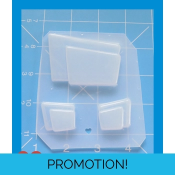 Retro layered Rectangle shap..