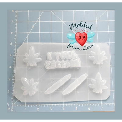 I Roll Fatties 7 cavity Pallet Handmade Plastic mold