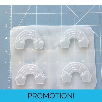 Set of 4 Kawaii Star Rainbow..