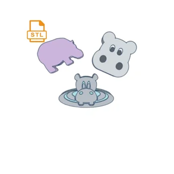 Set of 3 Hippo Str..