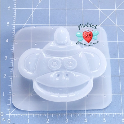 Sock Monkey Soap Or Bath Bomb Handmade Plastic Resin Mold
