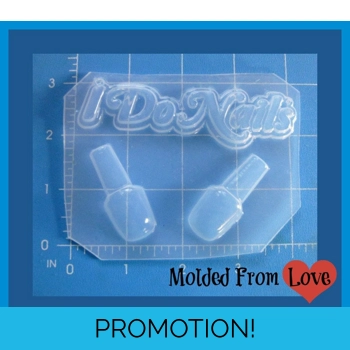 I Do Nails Layered Word and ..