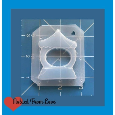 Kawaii Open Carousel Shape Handmade Plastic Resin Mold